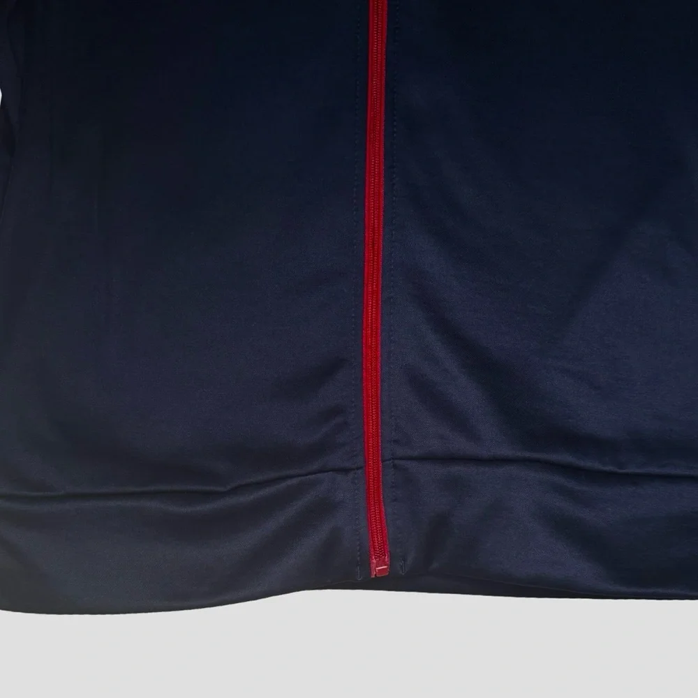 FC Barcelona Jacket Full Zip Blue Red Track Long Sleeve Soccer Barca Mens M